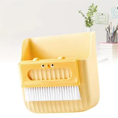 Portable Durable High-Density Bristles Desktop Broom Set