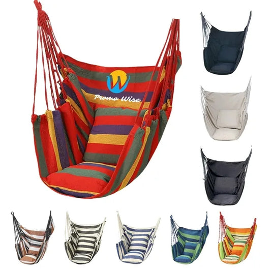 Durable Breathable Sturdy Casual Canvas Hammock Swing Chair