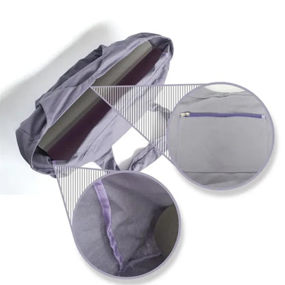 Large Lightweight Multi-Pocket Premium Canvas Yoga Mat Bag