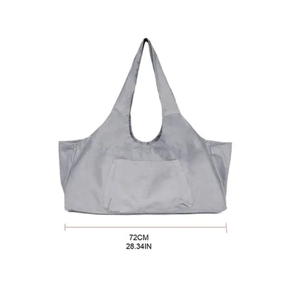 Large Lightweight Multi-Pocket Premium Canvas Yoga Mat Bag