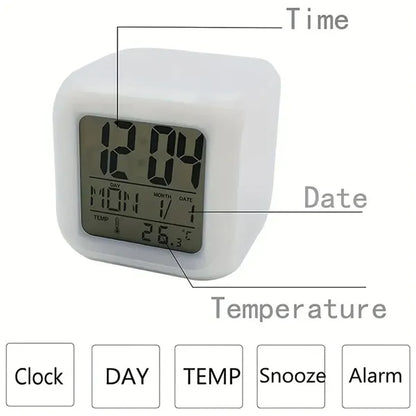 LED Digital Alarm Clocks with Night Light