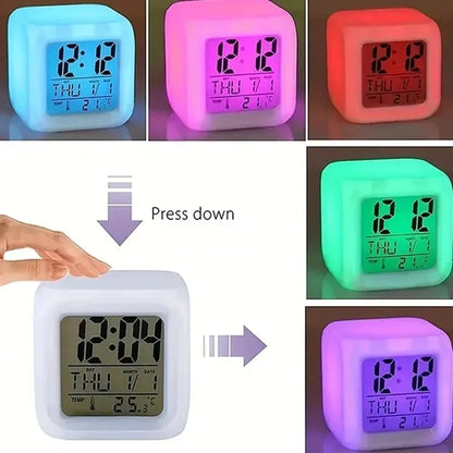 LED Digital Alarm Clocks with Night Light