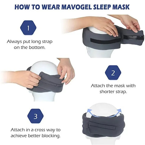 Soft Breathable Light-Blocking Organic Sleep Mask