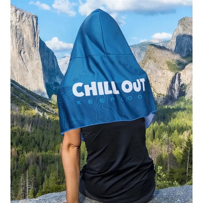 Breathable Microfiber Sweat-Wicking Cooling Hoodie Towel
