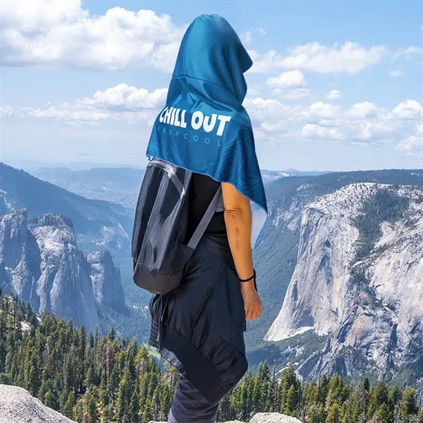 Breathable Microfiber Sweat-Wicking Cooling Hoodie Towel