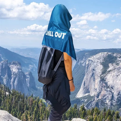 Breathable Microfiber Sweat-Wicking Cooling Hoodie Towel