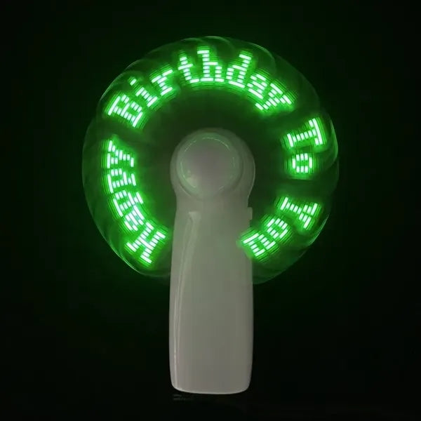 Pre-Programmed Mini Fans with LEDs