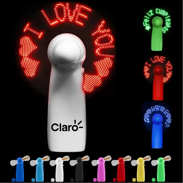 Pre-Programmed Mini Fans with LEDs
