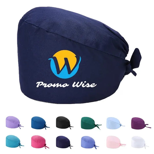 Breathable Sweat-Absorbing Cotton Work Cap with Mask Buttons