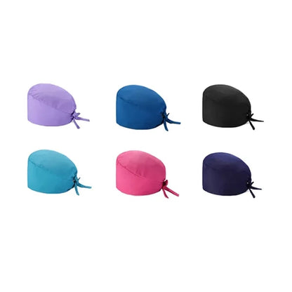 Breathable Sweat-Absorbing Cotton Work Cap with Mask Buttons