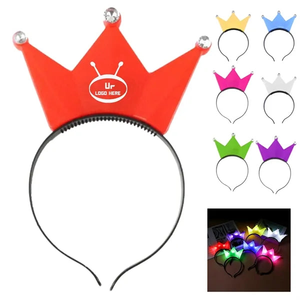 LED Flashing Stars Crown Headband