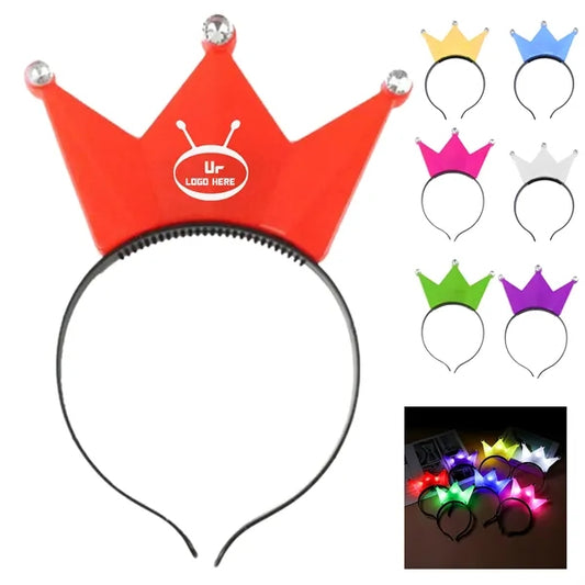 LED Flashing Stars Crown Headband