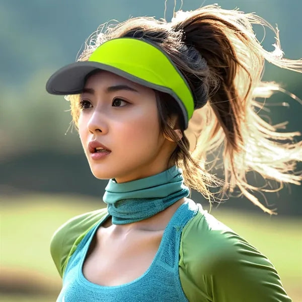 Lightweight Quick-Dry Wide Brim Empty Top Sports Visor
