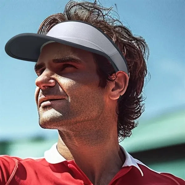 Lightweight Quick-Dry Wide Brim Empty Top Sports Visor