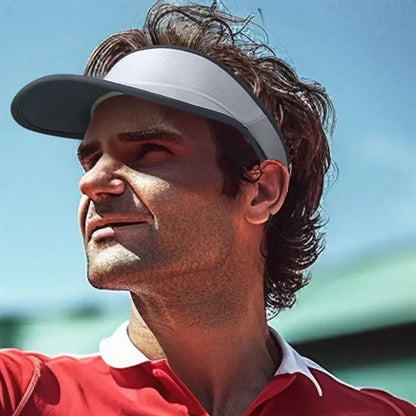 Lightweight Quick-Dry Wide Brim Empty Top Sports Visor