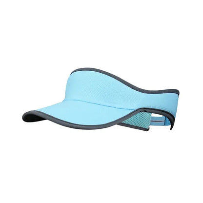 Lightweight Quick-Dry Wide Brim Empty Top Sports Visor