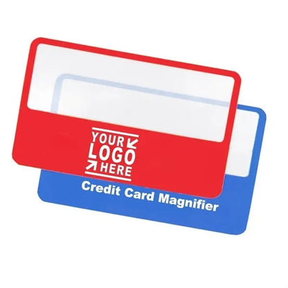 Promotional Card Sized Pocket 3X Reading Magnifier