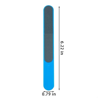 Beauty aid travel portable durable plastic nail file buffer