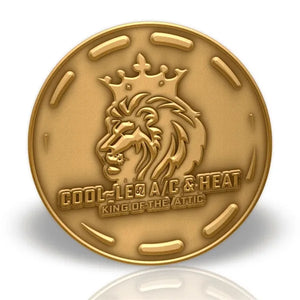 Solid Brass Lapel Pin with Dual Plating