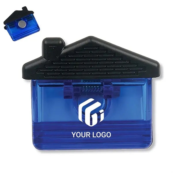 School office supplies house shape magnetic chip clip