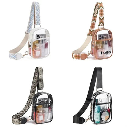 Clear Stadium Crossbody Bag for Women