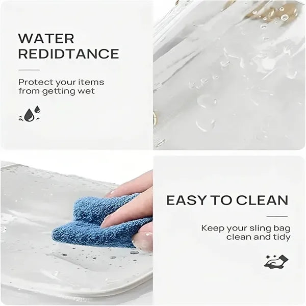 Clear Stadium Crossbody Bag for Women
