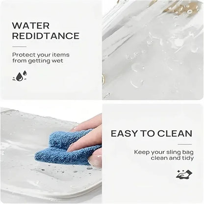 Clear Stadium Crossbody Bag for Women