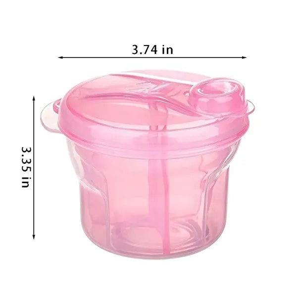 Travel to go feeding bottle portable baby formula container