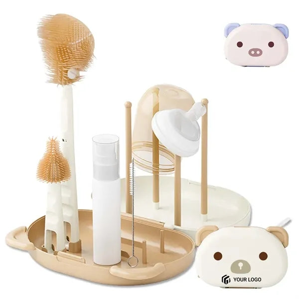 Baby travel essentials portable cleaner bottle brush kit