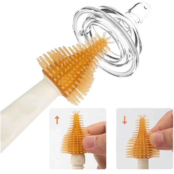Baby travel essentials portable cleaner bottle brush kit