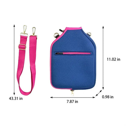Shockproof Scratch-Resistant Crossbody Pickleball Paddle Bag