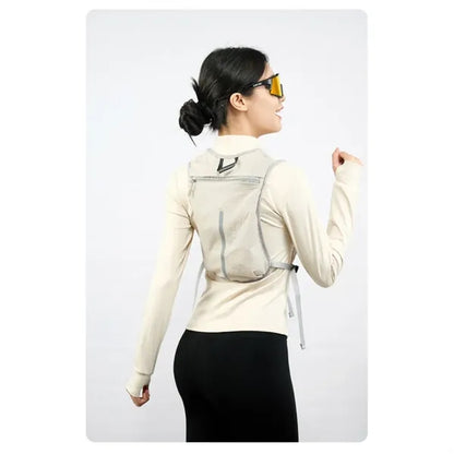 Lightweight Reflective Multi-Pocket Hydration Running Vest