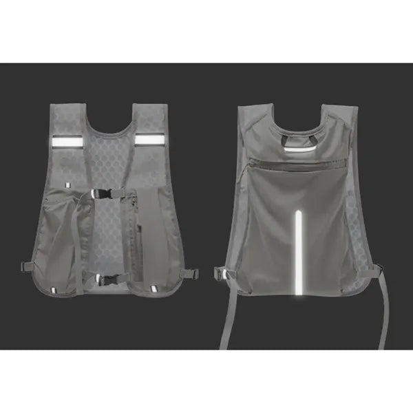 Lightweight Reflective Multi-Pocket Hydration Running Vest