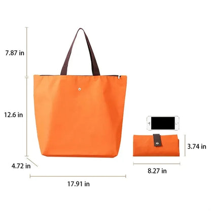 Foldable Minimalist Durable Oxford Tote Bag