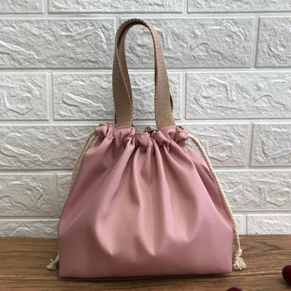 Portable Drawstring Leakproof Lightweight Thermal Lunch Bag