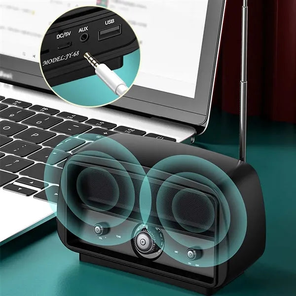 Vintage home decor gifts radio retro bluetooth speaker