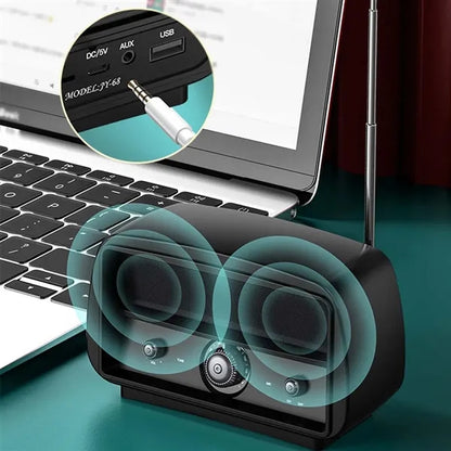 Vintage home decor gifts radio retro bluetooth speaker