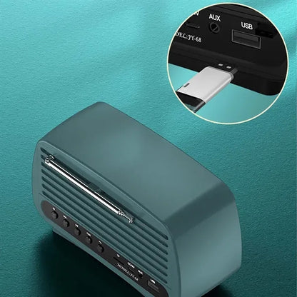 Vintage home decor gifts radio retro bluetooth speaker