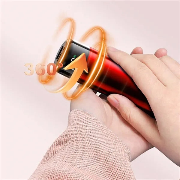 Hunting camping 2in1 power bank hand warmer with flashlight