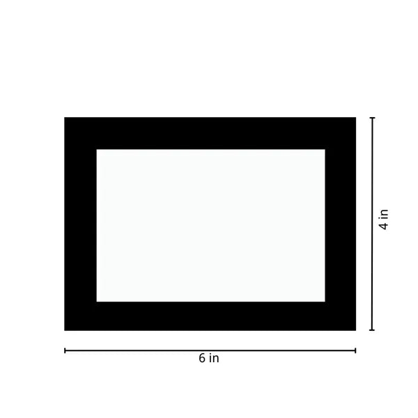 Customizable decor standing paper photo frames with easel