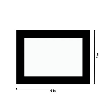 Customizable decor standing paper photo frames with easel