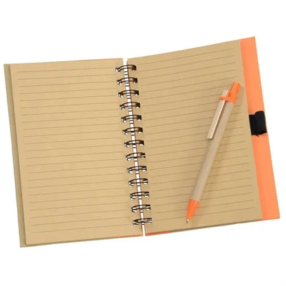 Eco-Inspired Spiral Notebook & Pen