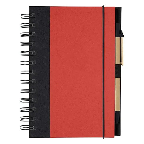 Eco-Inspired Spiral Notebook & Pen