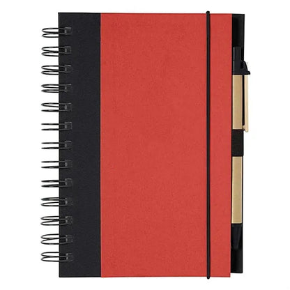 Eco-Inspired Spiral Notebook & Pen