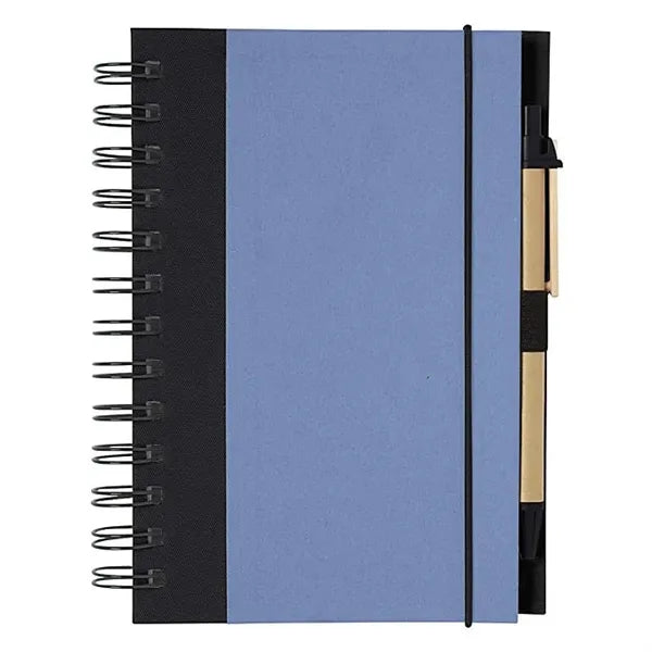 Eco-Inspired Spiral Notebook & Pen