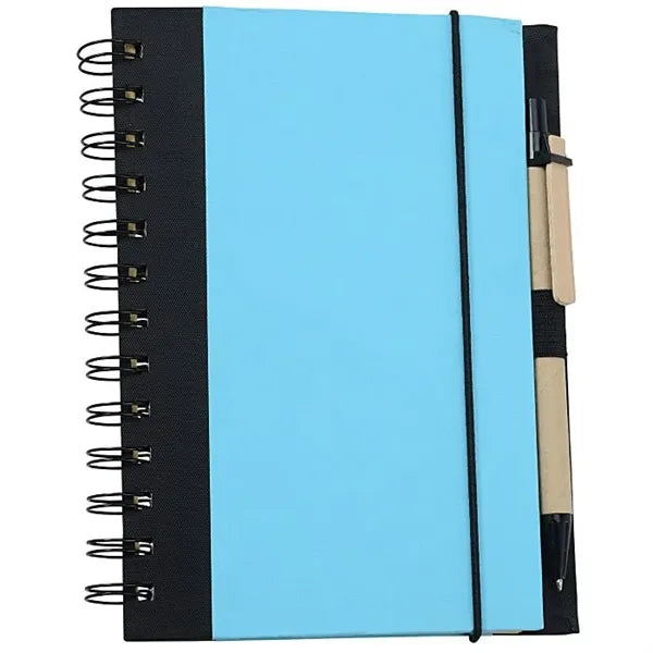 Eco-Inspired Spiral Notebook & Pen