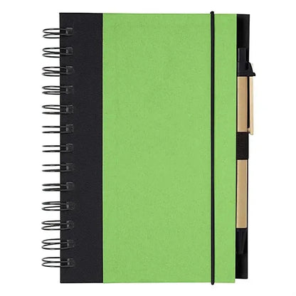 Eco-Inspired Spiral Notebook & Pen