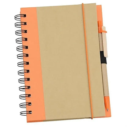 Eco-Inspired Spiral Notebook & Pen
