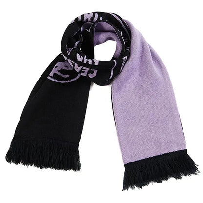 Custom Flat Knit Acrylic Scarf with Tassel - Multiple Sizes