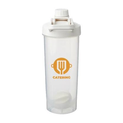 Durable Plastic Shaker Bottle with Mixer Handle